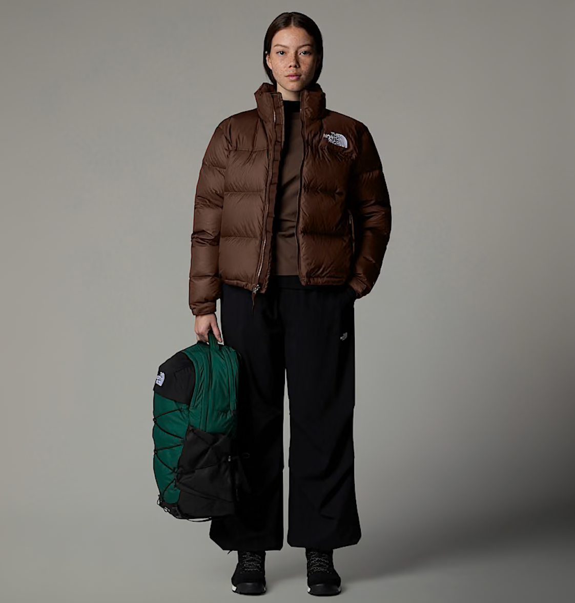 Veste 1996 Retro Nuptse Brown  – Femme