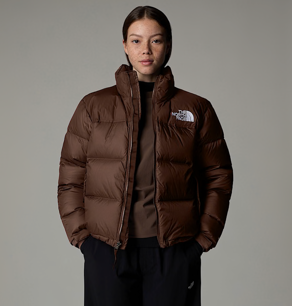 Veste 1996 Retro Nuptse Brown  – Femme