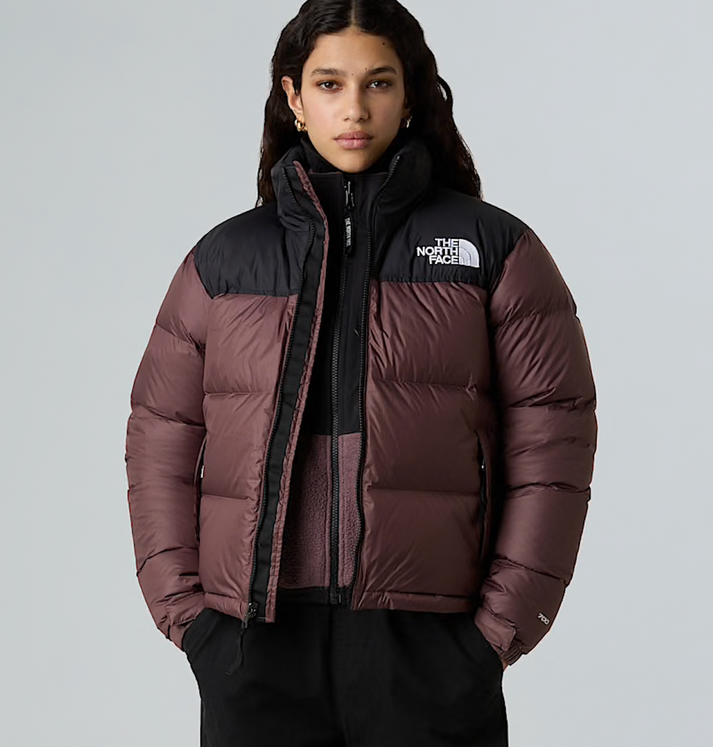 Veste 1996 Retro Nuptse Brown/Black  – Femme