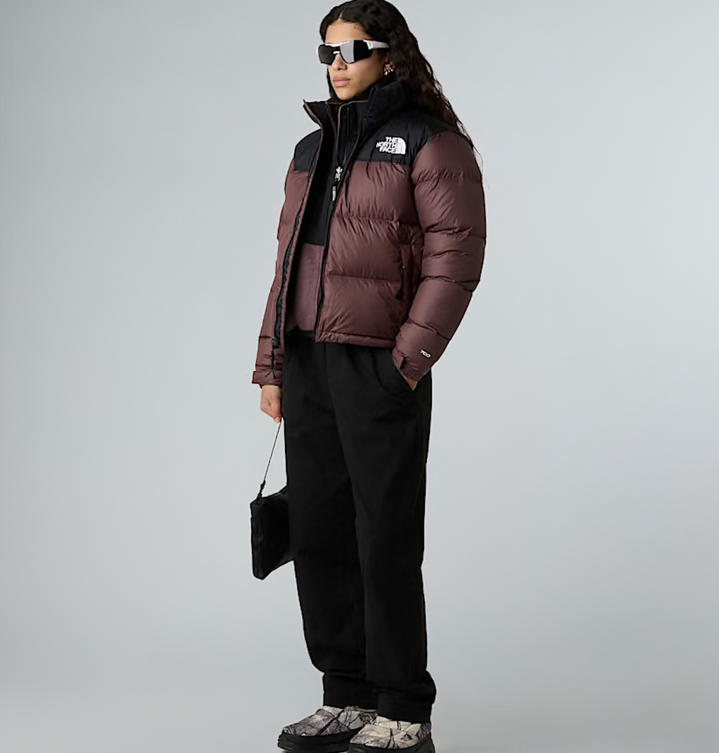 Veste 1996 Retro Nuptse Brown/Black  – Femme