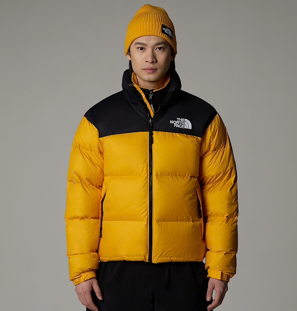 Veste 1996 Retro Nuptse Yellow – Homme