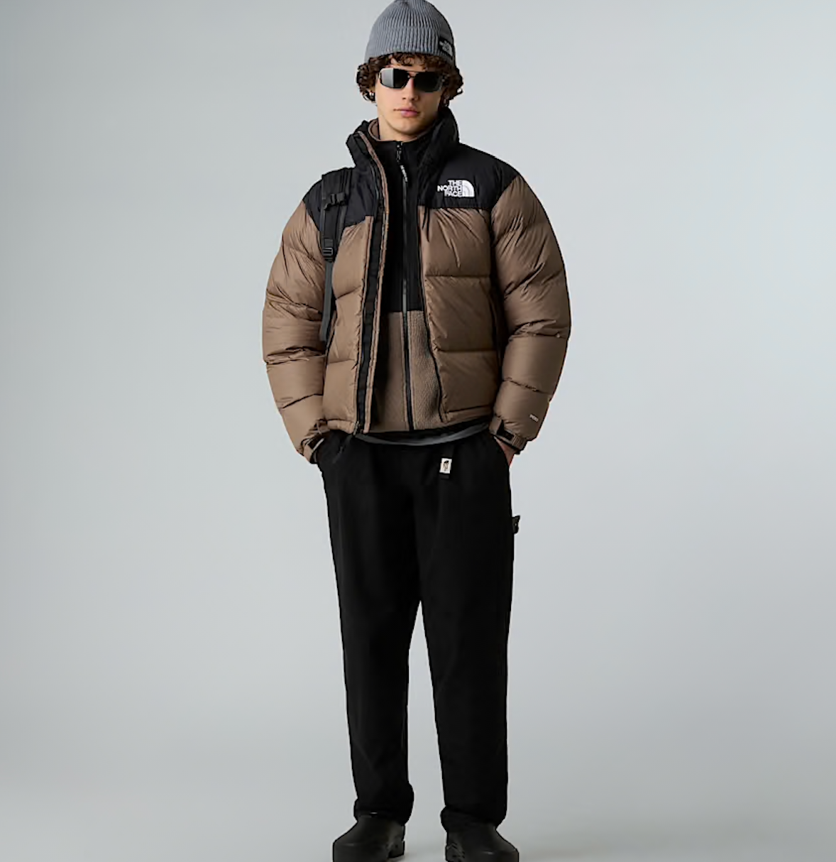 Veste 1996 Retro Nuptse Latte/Black – Homme