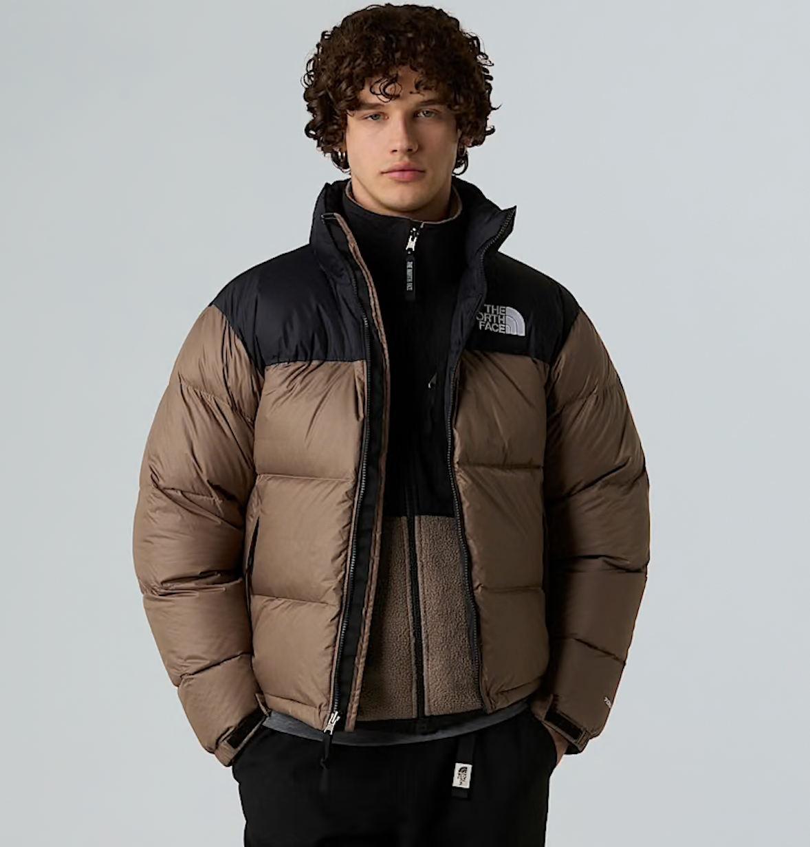 Veste 1996 Retro Nuptse Latte/Black – Homme